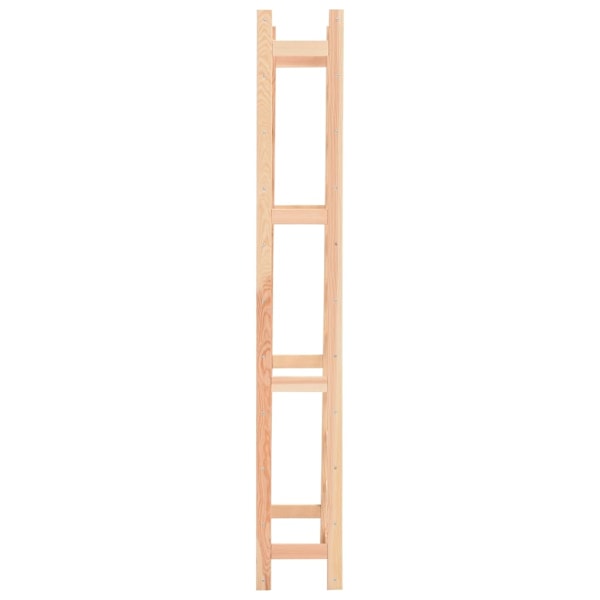 vidaXL Vinställ för 77 flaskor furu Beige