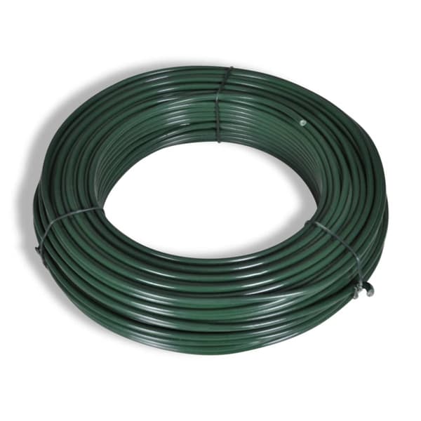 vidaXL Stängsel set 0,8x25 m mossgrön Grön
