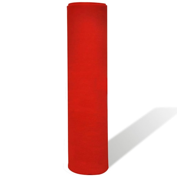 vidaXL Röda mattan 1 x 10 m extra tung 400 g/m2 Röd