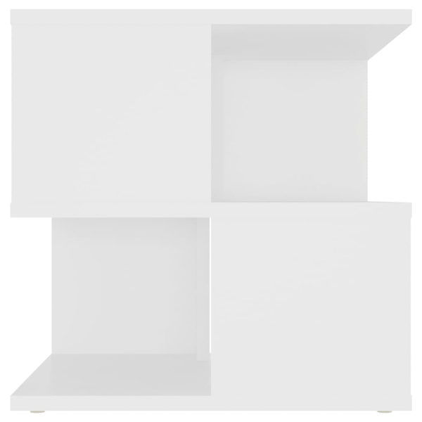 vidaXL Sidobord vit 40x40x40 cm konstruerat trä Vit