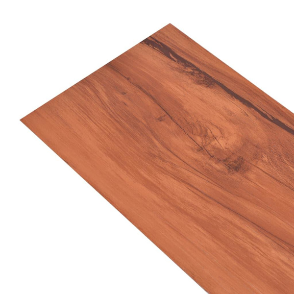 vidaXL Självhäftande PVC-golvbrädor 2,51 m² 2 mm naturlig alm Brun