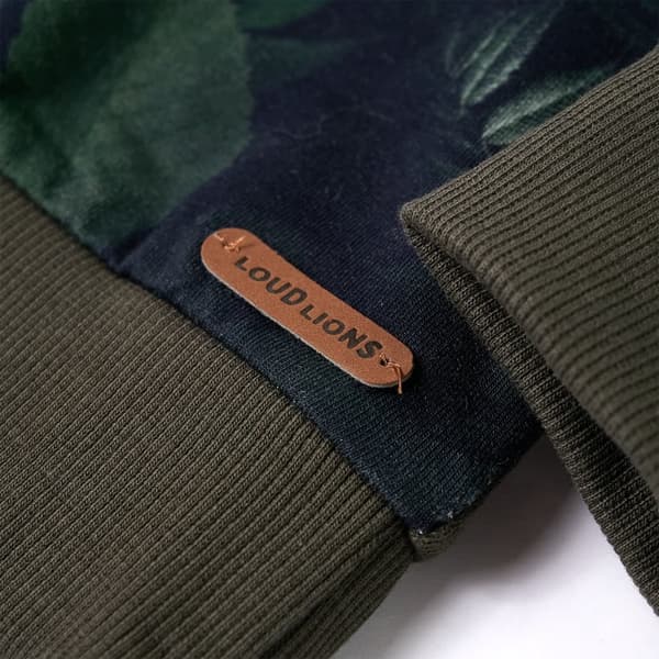 vidaXL Barntröja khaki 104 Grön