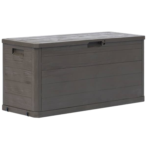 vidaXL Dynbox 280 liter brun Brun