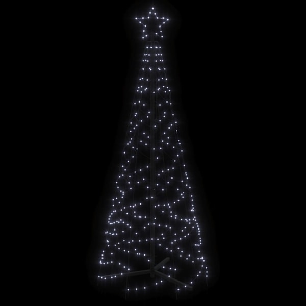 vidaXL Julgranskon kallvit 200 LEDs 70x180 cm Vit