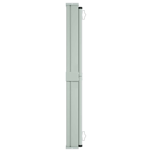 vidaXL Infällbar sidomarkis 600x160 cm grå grå