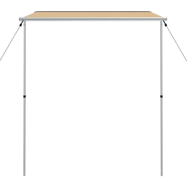 vidaXL Husvagnsmarkis 2x2,5x2,15 m beige Beige