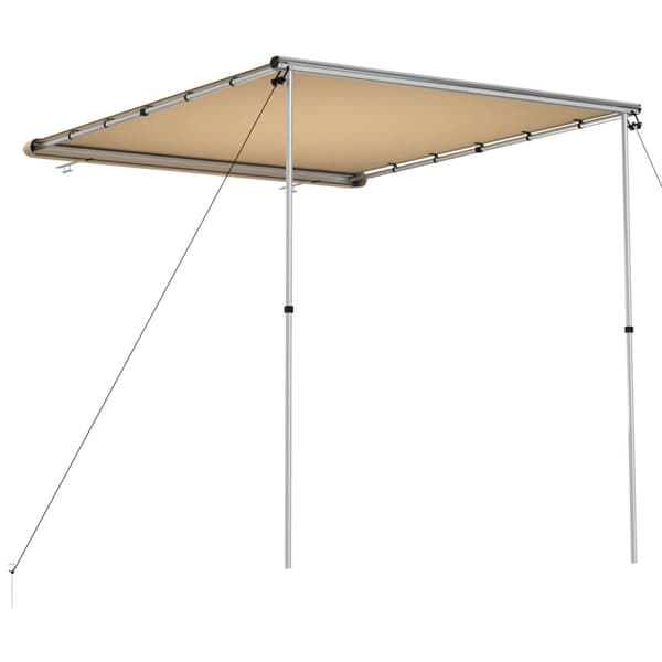 vidaXL Husvagnsmarkis 2x2,5x2,15 m beige Beige