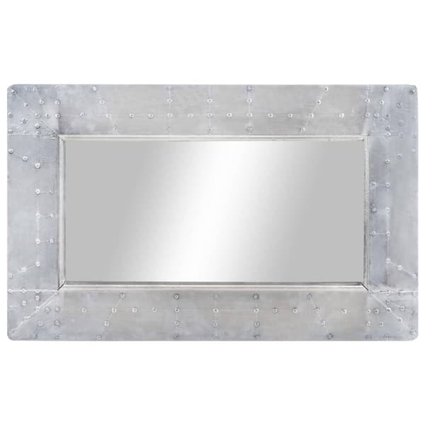 vidaXL Spegel 80x50 cm metall Silver