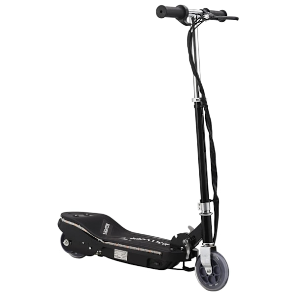 vidaXL Elektrisk sparkcykel med LED 120 W svart Svart