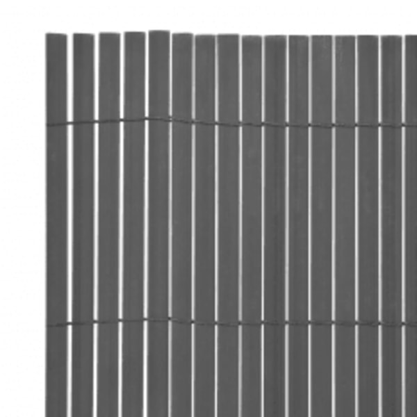 vidaXL Insynsskydd 110x500 cm grå grå