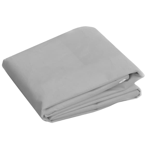 vidaXL Presenning 260 g/m² 3x3 m grå HDPE Grå