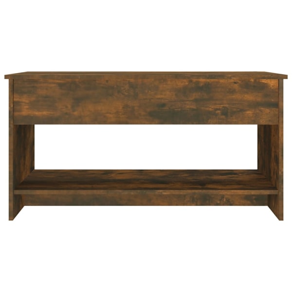 vidaXL Soffbord rökfärgad ek 102x50x52,5 cm konstruerat trä Brun