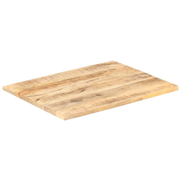 vidaXL Bordsskiva i massivt mangoträ 25-27 mm 80x70 cm Brun