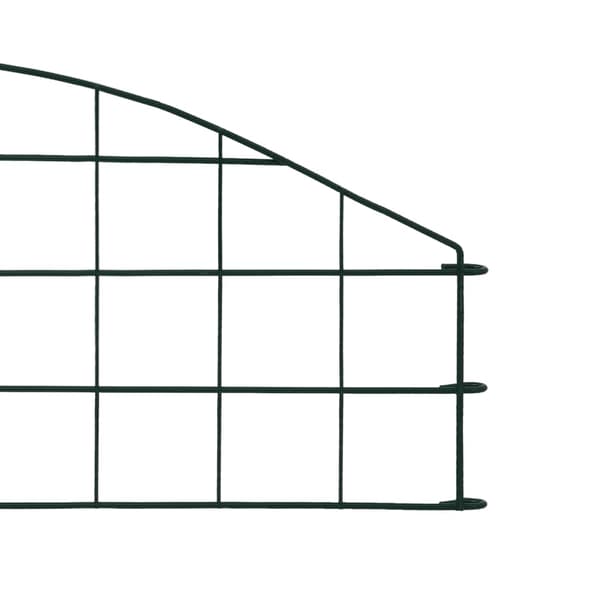 vidaXL Staket båge 77,3x26 cm grön Grön