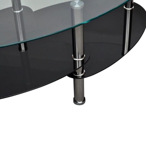 vidaXL Soffbord med exklusiv design svart Svart