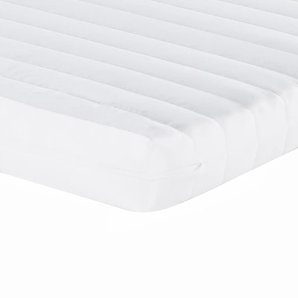 vidaXL Dagbädd med extrabädd och madrasser mörkgrå 100x200 cm tyg Grå