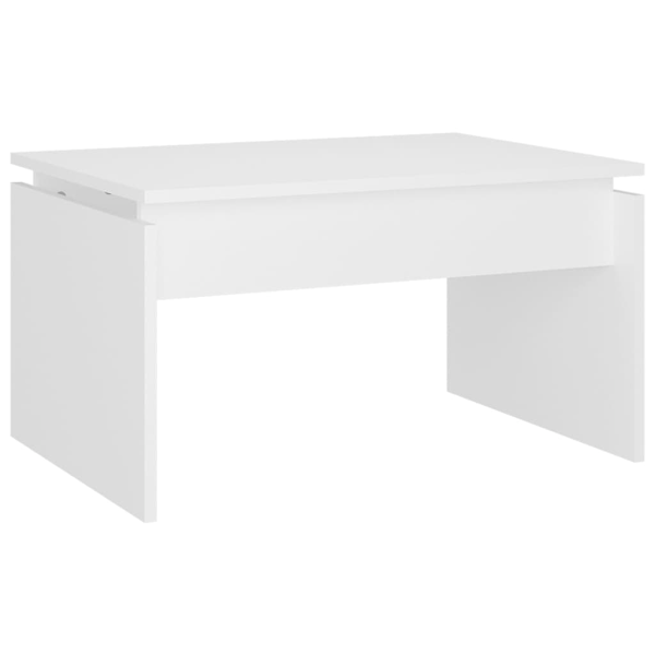 vidaXL Soffbord vit 68x50x38 cm konstruerat trä Vit