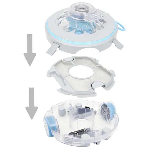 vidaXL Sladdlös poolrobot 27 W Blå