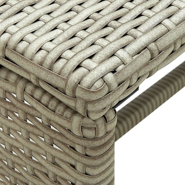 vidaXL Soffbord beige 70x40x38 cm konstrotting Beige