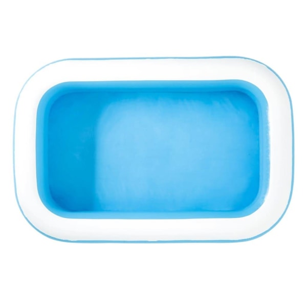Bestway Uppblåsbar pool 262x175x51cm blå och vit Blå
