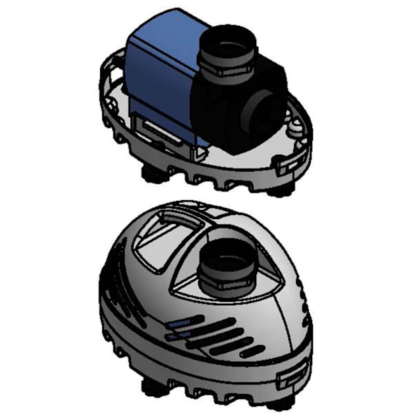 Ubbink Dammpump Cascademax 12000 100 W 1351318 Grå