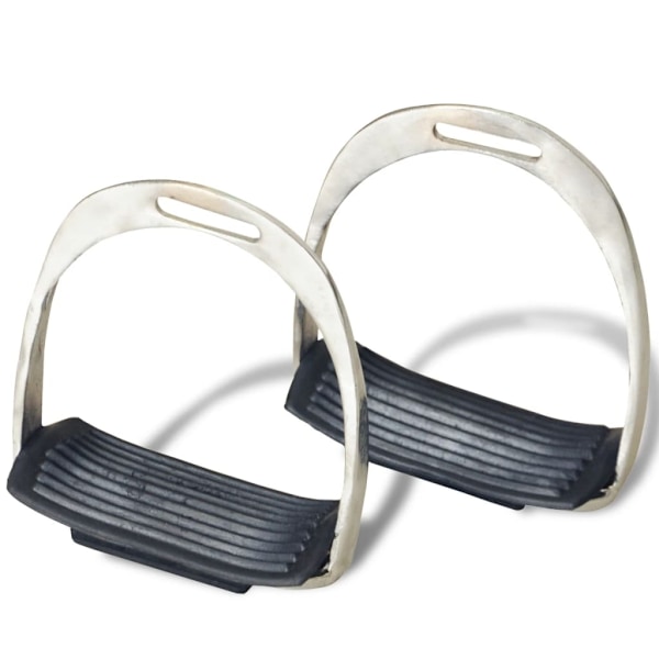vidaXL Svart Ridsadel 17,5" Äkta läder 12 cm 5-i-1 Set Svart