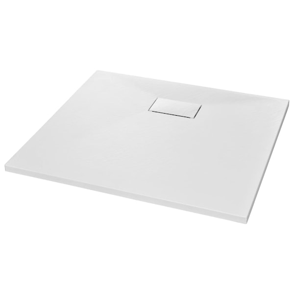 vidaXL Duschkar SMC vit 90x80 cm Vit