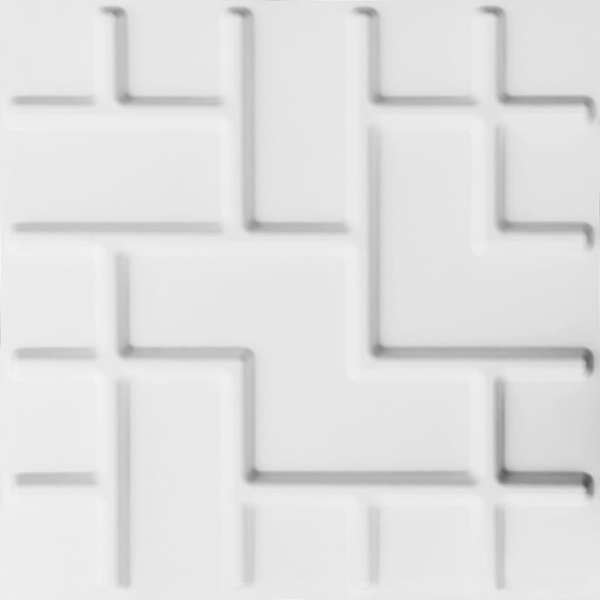 WallArt 3D Väggpaneler 24 st GA-WA16 tetris Vit