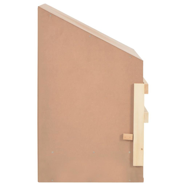 vidaXL Värprede 3 fack 93x40x65 cm massiv furu