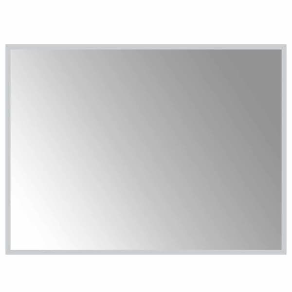 vidaXL Badrumsspegel LED 80x60 cm Transparent