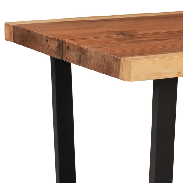 vidaXL Soffbord massivt suarträ 102x54x41 cm Brun