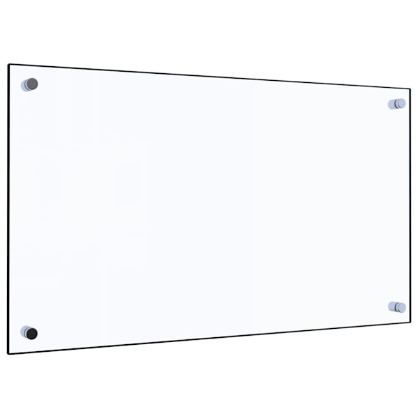 vidaXL Stänkskydd transparent 70x40 cm härdat glas Transparent