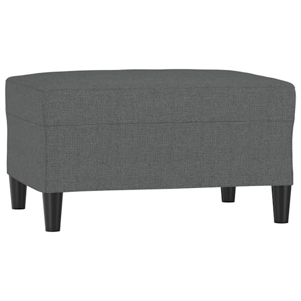 vidaXL Fotpall mörkgrå 70x55x41 cm tyg Grå