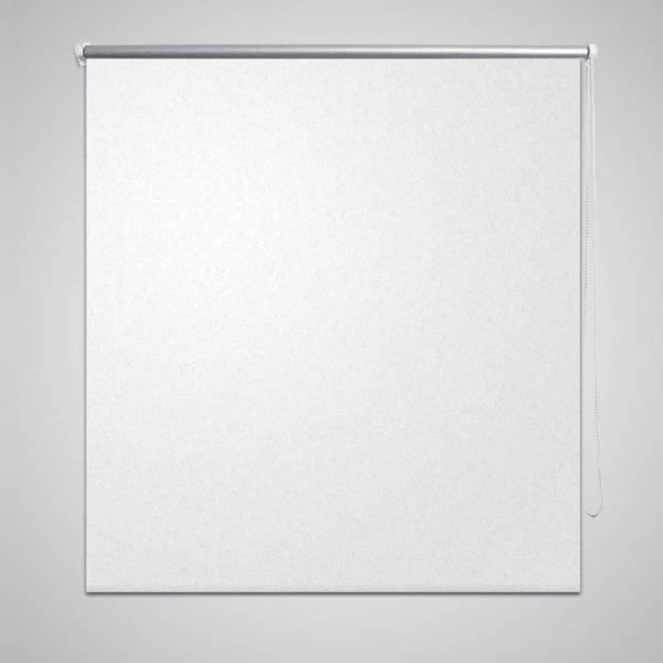 vidaXL Rullgardin för mörkläggning 100 x 175 cm vit Vit
