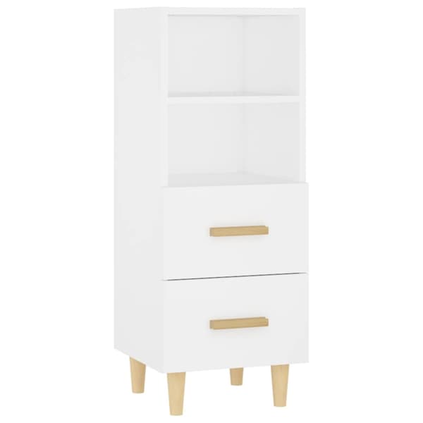 vidaXL Skåp vit 34,5x34x90 cm konstruerat trä Vit