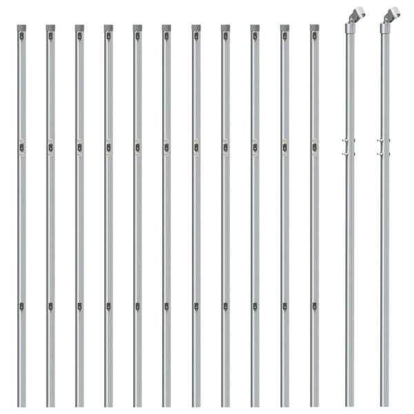 vidaXL Gunnebostängsel silver 1,1x25 m Silver