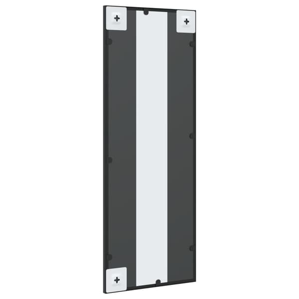 vidaXL Väggspegel svart 30x80 cm rektangulär järn art