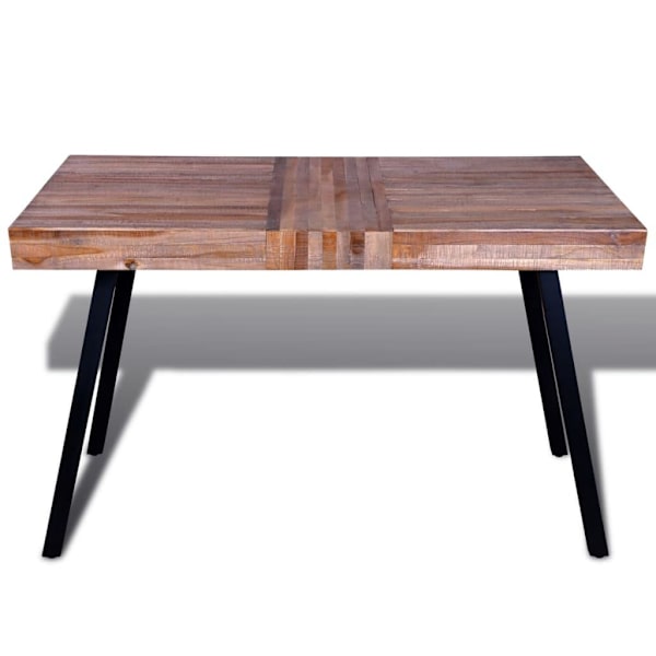 vidaXL Bord i återvunnen teak Brun