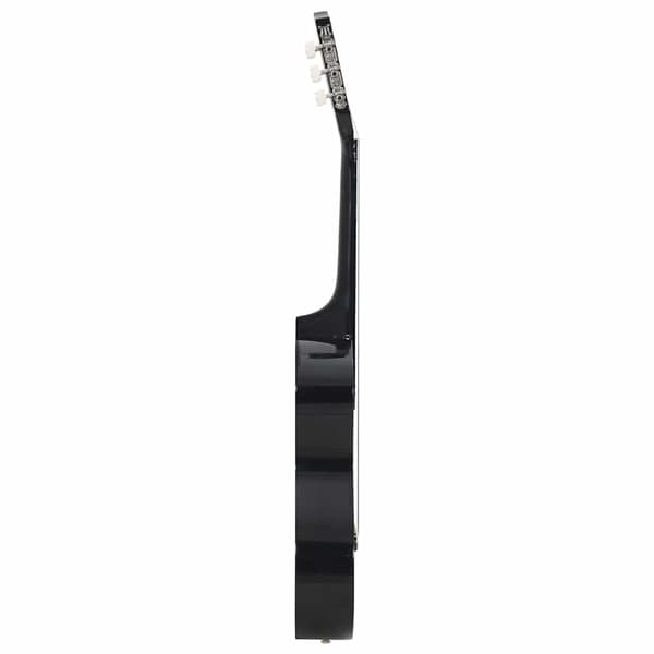 vidaXL Gitarr för nybörjare och barn klassisk svart 3/4 36" Svart