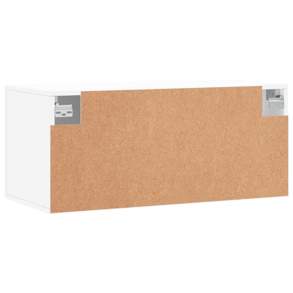 vidaXL Väggskåp vit 80x36,5x35 cm konstruerat trä Vit