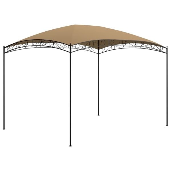 vidaXL Paviljong 3x4x2,65 m taupe 180 g/m² Taupe