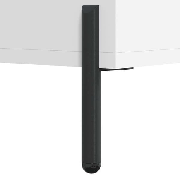vidaXL Skänk vit 34,5x34x90 cm konstruerat trä Vit