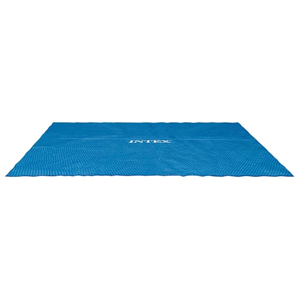 INTEX Poolöverdrag solenergi blå 716x346 cm polyeten Blå