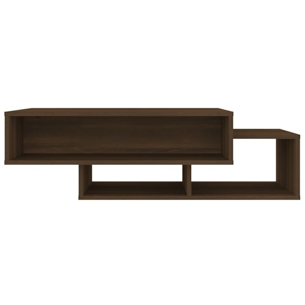 vidaXL Soffbord brun ek 105x55x32 cm konstruerat trä Brun