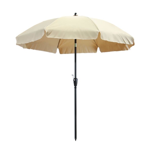 Köp Madison Parasoll Lanzarote 250 cm ecru Brun | Fyndiq