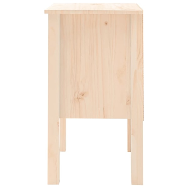 vidaXL Sängbord 2 st 40x35x61,5 cm massiv furu Brun