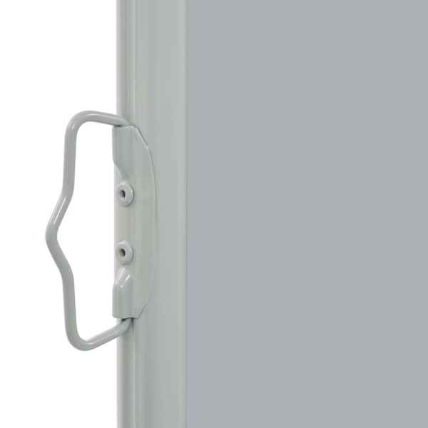 vidaXL Infällbar sidomarkis 80x300 cm grå grå