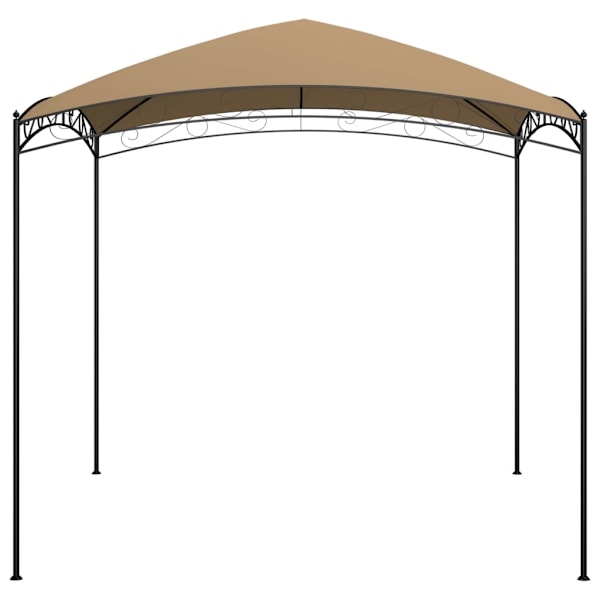 vidaXL Paviljong 3x3x2,65 m taupe 180 g/m² Taupe
