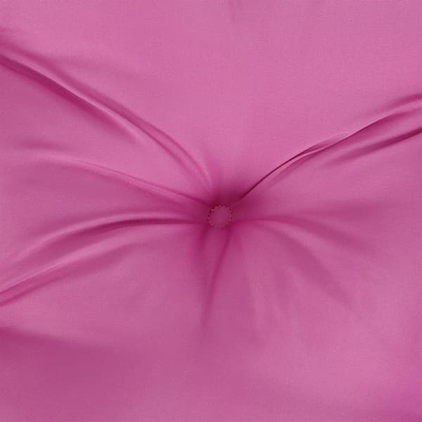 vidaXL Palldyna rosa 70x70x12 cm tyg Rosa