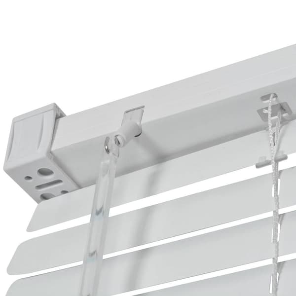 vidaXL Persienner aluminium 140x160 cm vit Vit